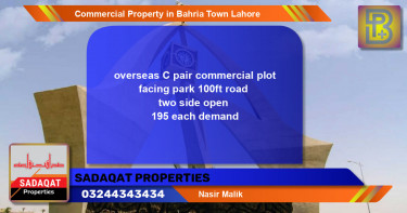 Commercial Property for Sale in Bahria Town, Lahore - (BP-47777)