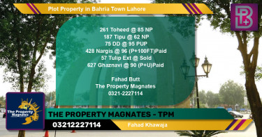 Residential Plot for Sale in Bahria Town, Lahore - (BP-47788)