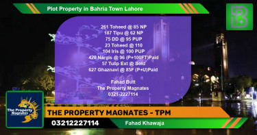 Residential Plot for Sale in Bahria Town, Lahore - (BP-47823)