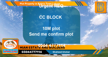 Residential Plot for Sale in Bahria Town, Lahore - (BP-47851)