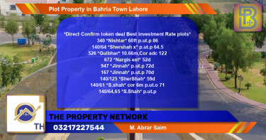 Residential Plot for Sale in Bahria Town, Lahore - (BP-47943)
