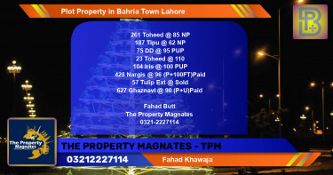 Residential Plot for Sale in Bahria Town, Lahore - (BP-47978)