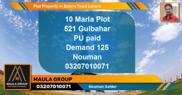 Residential Plot for Sale in Bahria Town, Lahore - (BP-47998)