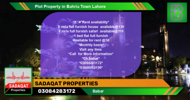 Residential Plot for Sale in Bahria Town, Lahore - (BP-48042)