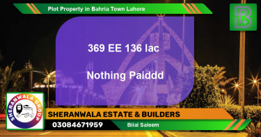 Residential Plot for Sale in Bahria Town, Lahore - (BP-48104)