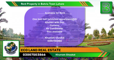 Residential Property for Rent in Bahria Town, Lahore - (BP-48120)