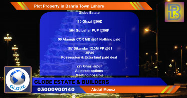 Residential Plot for Sale in Bahria Town, Lahore - (BP-48206)