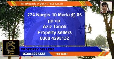 Residential Plot for Sale in Bahria Town, Lahore - (BP-48258)