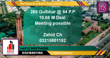 Residential Plot for Sale in Bahria Town, Lahore - (BP-48271)