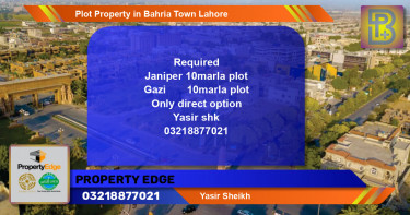 Residential Plot for Sale in Bahria Town, Lahore - (BP-48310)