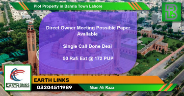 Residential Plot for Sale in Bahria Town, Lahore - (BP-48546)