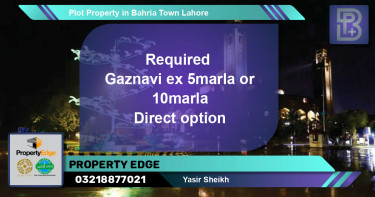 Residential Plot for Sale in Bahria Town, Lahore - (BP-48580)