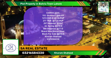 Residential Plot for Sale in Bahria Town, Lahore - (BP-48584)