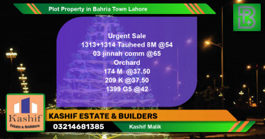 Residential Plot for Sale in Bahria Town, Lahore - (BP-48612)