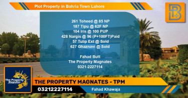 Residential Plot for Sale in Bahria Town, Lahore - (BP-48673)