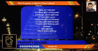 Residential Plot for Sale in Bahria Town, Lahore - (BP-48703)