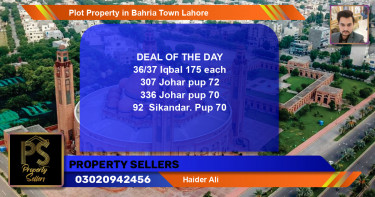 Residential Plot for Sale in Bahria Town, Lahore - (BP-48723)