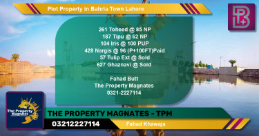 Residential Plot for Sale in Bahria Town, Lahore - (BP-48745)