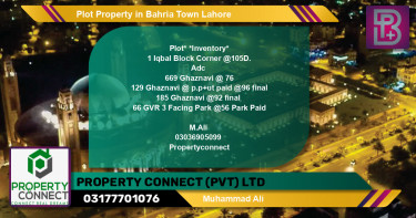 Residential Plot for Sale in Bahria Town, Lahore - (BP-48838)