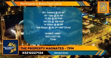 Residential Plot for Sale in Bahria Town, Lahore - (BP-48867)