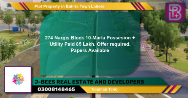 Residential Plot for Sale in Bahria Town, Lahore - (BP-48914)