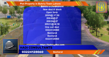 Residential Plot for Sale in Bahria Town, Lahore - (BP-48950)