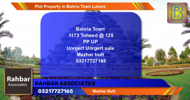 Residential Plot for Sale in Bahria Town, Lahore - (BP-48982)