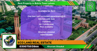 Residential Property for Rent in Bahria Town, Lahore - (BP-49019)