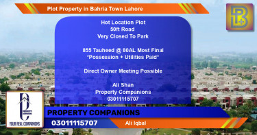 Residential Plot for Sale in Bahria Town, Lahore - (BP-49090)