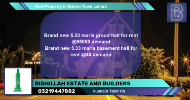 Residential Property for Rent in Bahria Town, Lahore - (BP-49167)