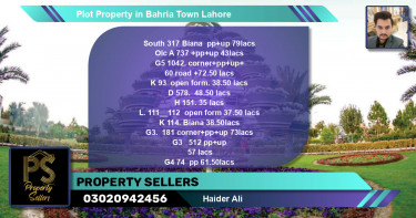 Residential Plot for Sale in Bahria Town, Lahore - (BP-49191)