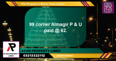Residential Plot for Sale in Bahria Town, Lahore - (BP-49269)