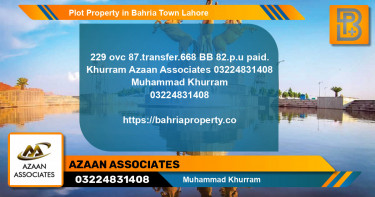 Residential Plot for Sale in Bahria Town, Lahore - (BP-49312)