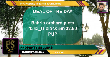 Residential Plot for Sale in Bahria Town, Lahore - (BP-49336)