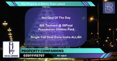 Residential Plot for Sale in Bahria Town, Lahore - (BP-49339)