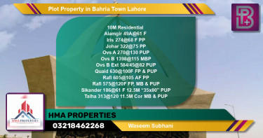 Residential Plot for Sale in Bahria Town, Lahore - (BP-49367)