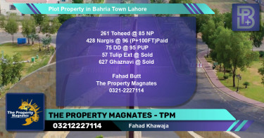 Residential Plot for Sale in Bahria Town, Lahore - (BP-49403)