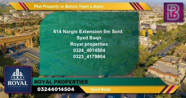 Residential Plot for Sale in Bahria Town, Lahore - (BP-49501)