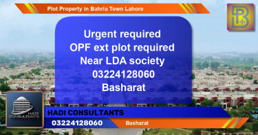 Residential Plot for Sale in Bahria Town, Lahore - (BP-49536)