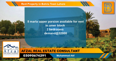 Residential Property for Rent in Bahria Town, Lahore - (BP-49579)