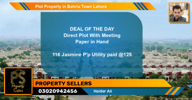 Residential Plot for Sale in Bahria Town, Lahore - (BP-49745)