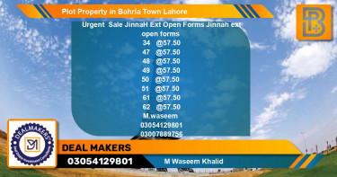 Residential Plot for Sale in Bahria Town, Lahore - (BP-49761)