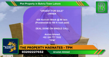 Residential Plot for Sale in Bahria Town, Lahore - (BP-49774)
