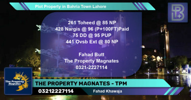 Residential Plot for Sale in Bahria Town, Lahore - (BP-49792)