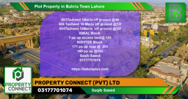 Residential Plot for Sale in Bahria Town, Lahore - (BP-49846)