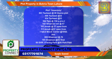 Residential Plot for Sale in Bahria Town, Lahore - (BP-49848)