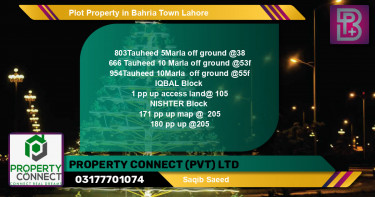 Residential Plot for Sale in Bahria Town, Lahore - (BP-49922)