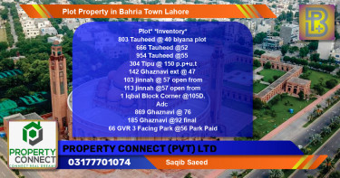 Residential Plot for Sale in Bahria Town, Lahore - (BP-49925)
