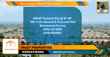 Residential Plot for Sale in Bahria Town, Lahore - (BP-49954)
