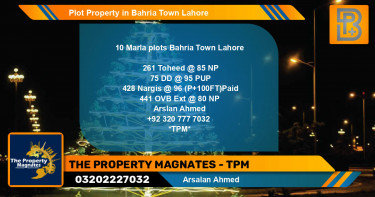 Residential Plot for Sale in Bahria Town, Lahore - (BP-49960)